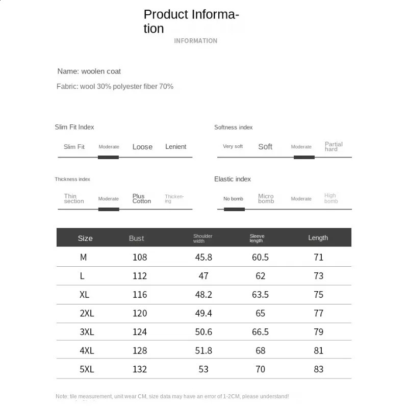 Autumn and Winter Mens Business Wool Coat Fashion Double Collar Cold resistant Wool Coat Mens Coat 241203