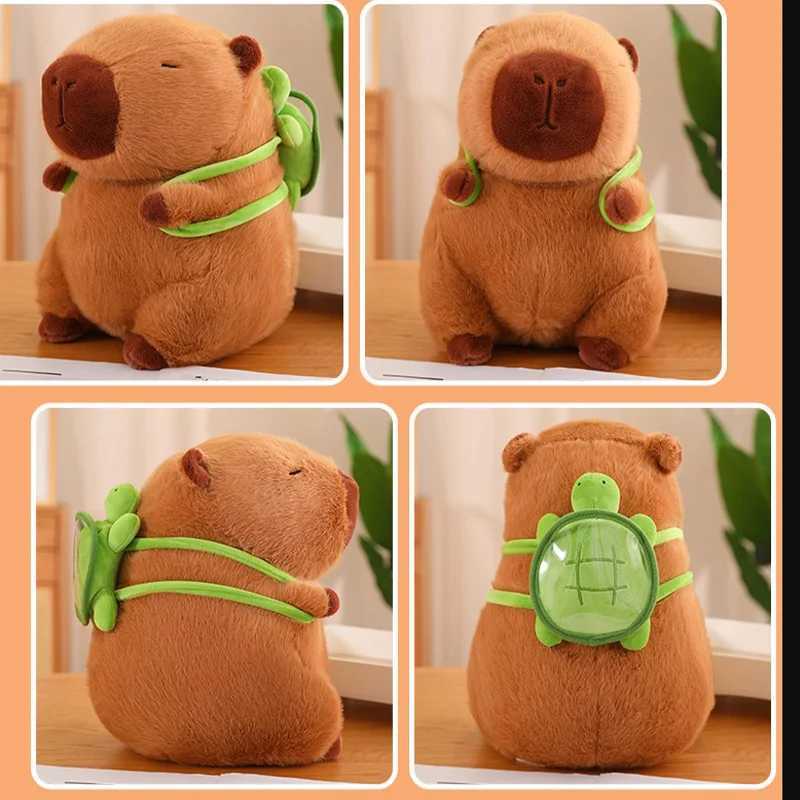 Capybara Plush Simulation Capibara Anime Fluff Toy Cute Doll Stuffed Animals Soft Doll Plush Children Christmas GiftXJ241204