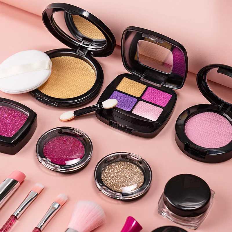 Children Makeup Set Simulation Cosmetics Pretend Playing Box Princess Make Up Girl Toy Play Set Safe Nontoxic Kit Toy KidXJ241204