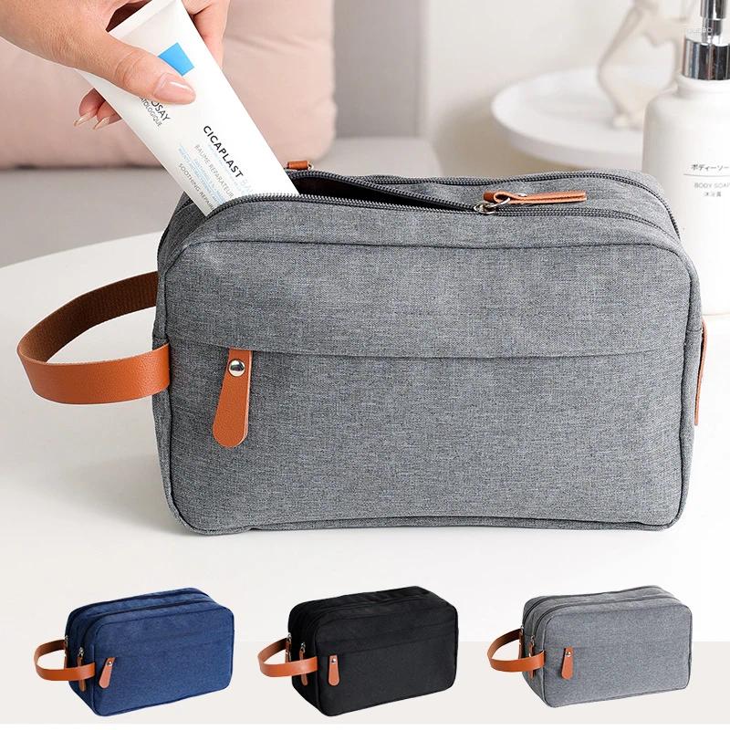 Waterproof Hanging Toiletry hot Bag for Men - Durable Canvas Travel Wash Organizer
