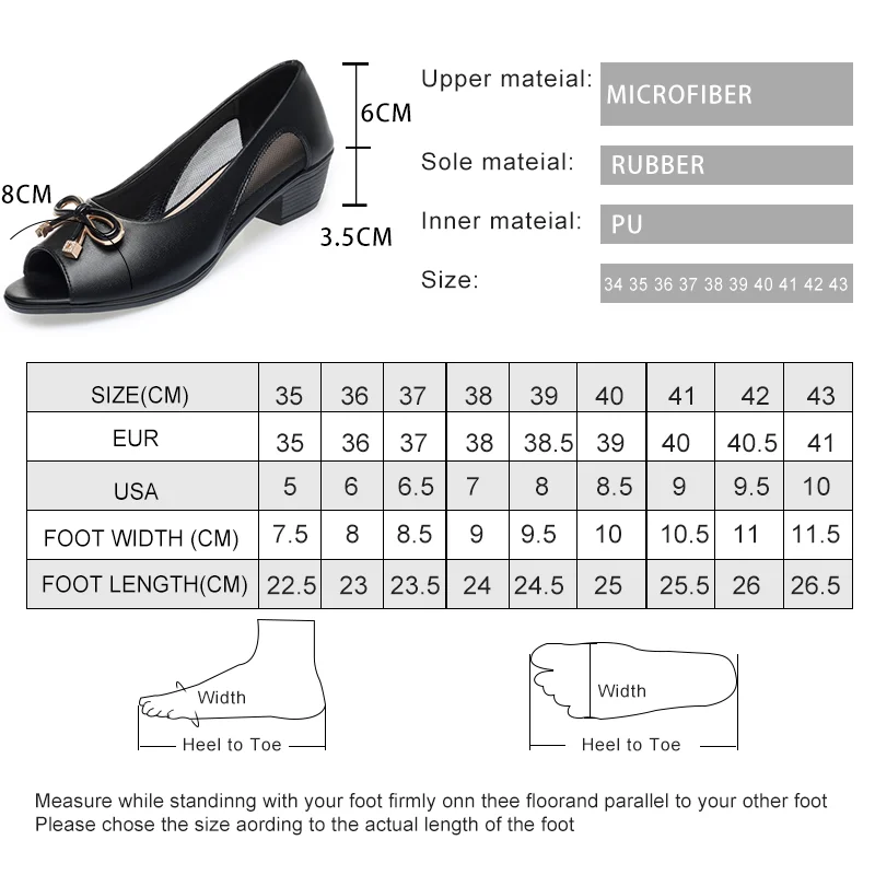AIYUQI Summer Sandals Women Wedges Genuine Leather Mom Sandals Fish Mouth Mid-heel Large Size Women's Sandals