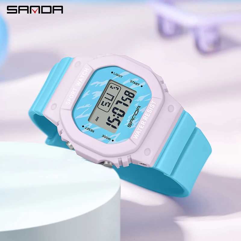 Shada New Hot G-type Electronic Watch Mens Fashion Waterproof Sports LED Digital Womens Watch Boys and Girls Childrens Gift Watch X241204