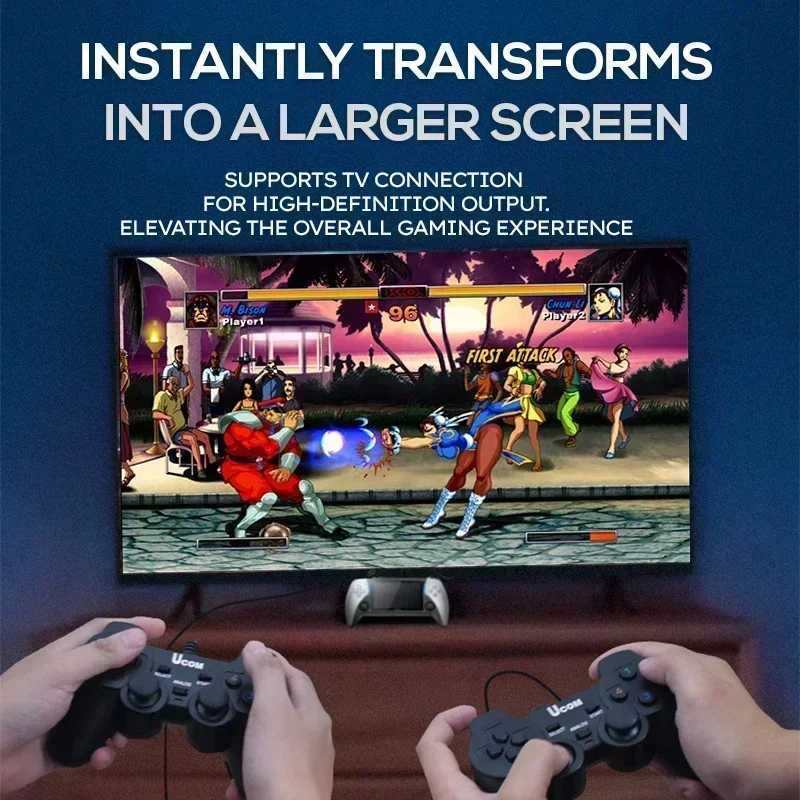 128G 40000+Games NEW Project X Portable Pocket Video Game Console 4.3 IPS Sn port PS1 Retro Gaming Dual Speaker StereoXJ241204