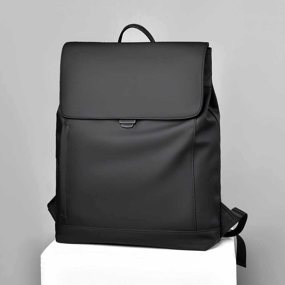 New Men's Backpack, Large Capacity Casual Backpack, Highend Sense, Flip Design, Simple Backpack 241204