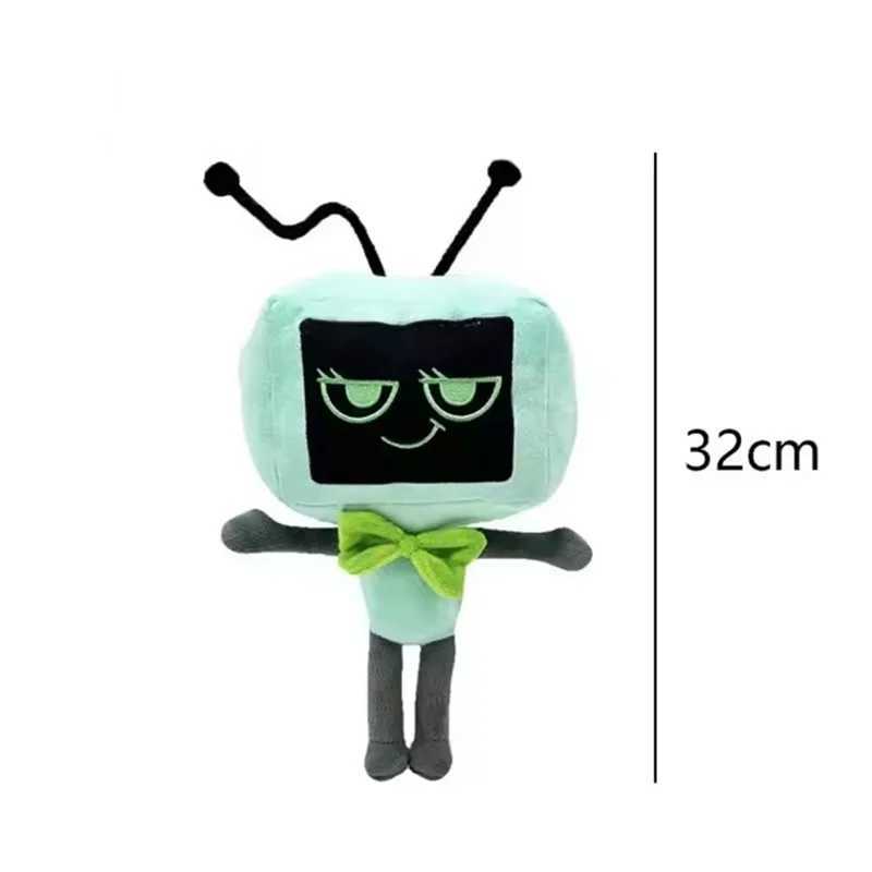 New Dandys World Plush Cute Dandy World Scrap Stuffed Horror Game Goob Pebble Plushie Soft Pillow Doll Children Gifts Doll BirXJ241204
