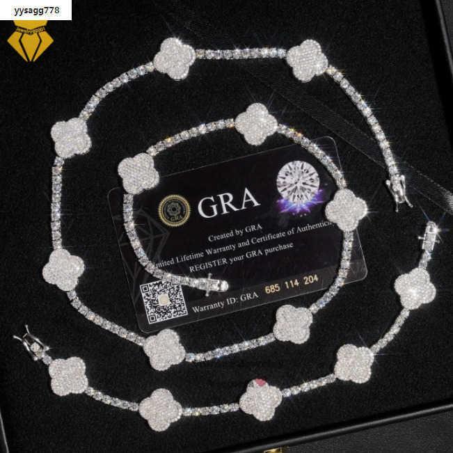 Fashion women design 925 silver VVS Moissanite diamond Ice out tennis bracelet fashions new arrival