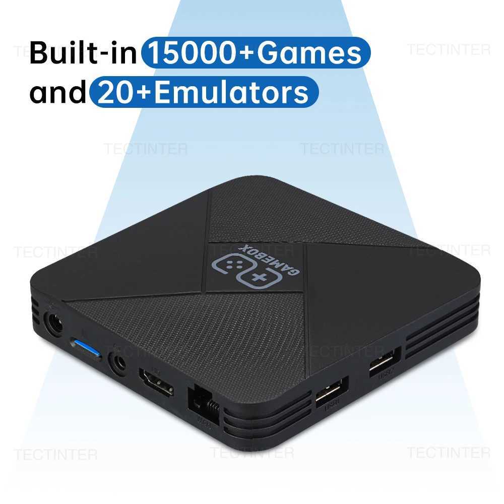 Dual-System Portable Game Box 4K Video Game Console Game Stick Retro Game Console Built in 40000 Games for PSP/N64 128G TV BoxXJ241204
