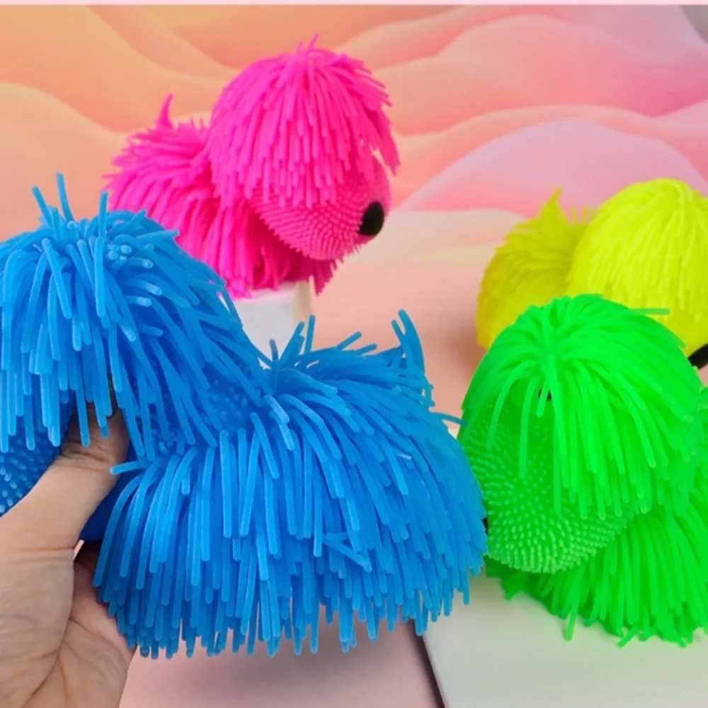 Interesting anxiety assisted sensor toy cute rabbit stress relief toy PVC dog stress relief toy for children W241204