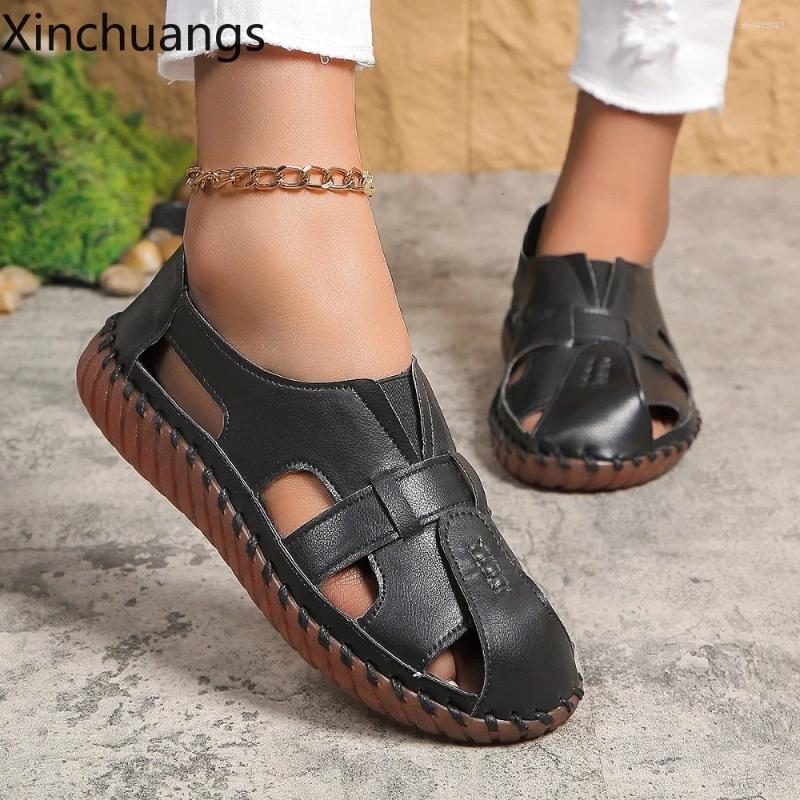 Sandals Women Summer Casual Fashion Hollow Out Comfortable Platform Sandalias zhanyishengli