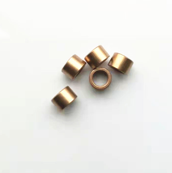 High Precision Bronze Journal Bearing - 6mm x 9mm Inch Dimensions, Oil Lubrication, Powder Metallurgy Material