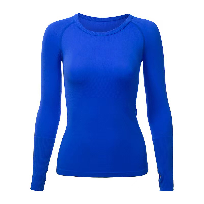 women designer yoga short sleeve long sleeve solid color sports shaping waist tight loose jogging tshirt high elastic breathable running workout activ