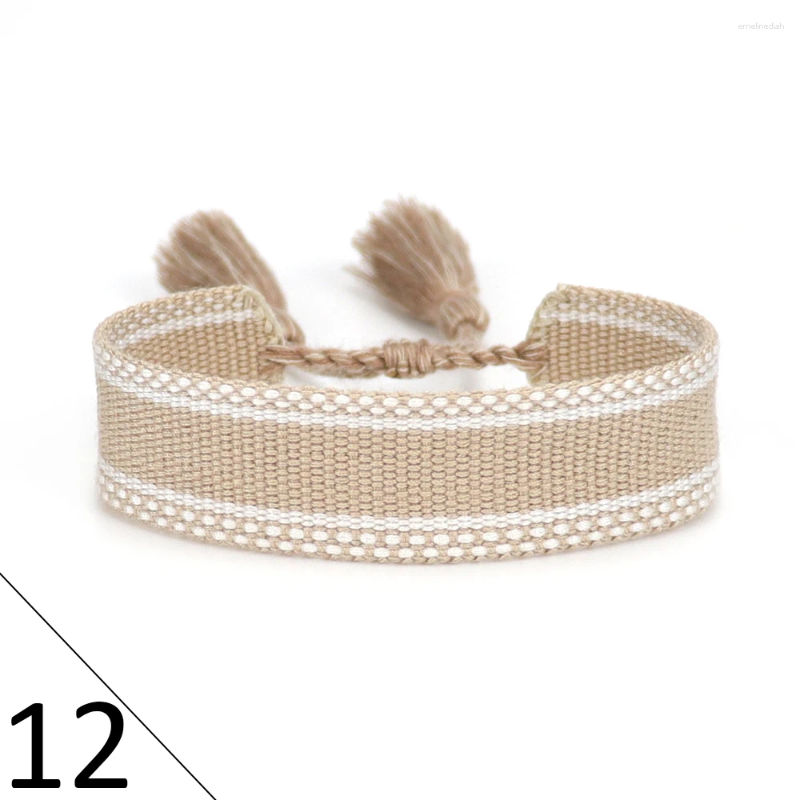 Charm Bracelets Plain Woven Handmade Tassel You Can DIY With Your Own Charms