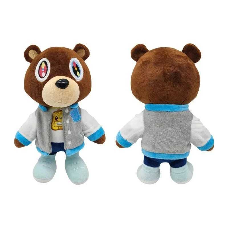 Kaii Kanye Dropout Bear Teddy Bear Plush Toys Kanye West Graduation Soft Stuffed Home Room Decor Birthday GiftXJ241204