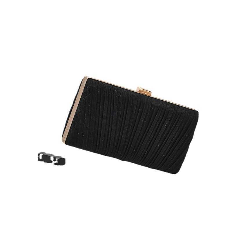 European Style Solid Color Dinner Bag Banquet Bag New Fashion Simple Bag Celebrity Handbag 241204