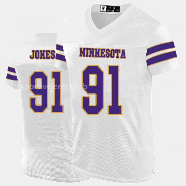 Shxinet Mens/Women/Youth 9 J.J. McCarthy 18 Justin Jefferson Football Jersey T.J. Hockenson Turner Addison Lewis Bynum Randy Moss Harrison Smith Harri