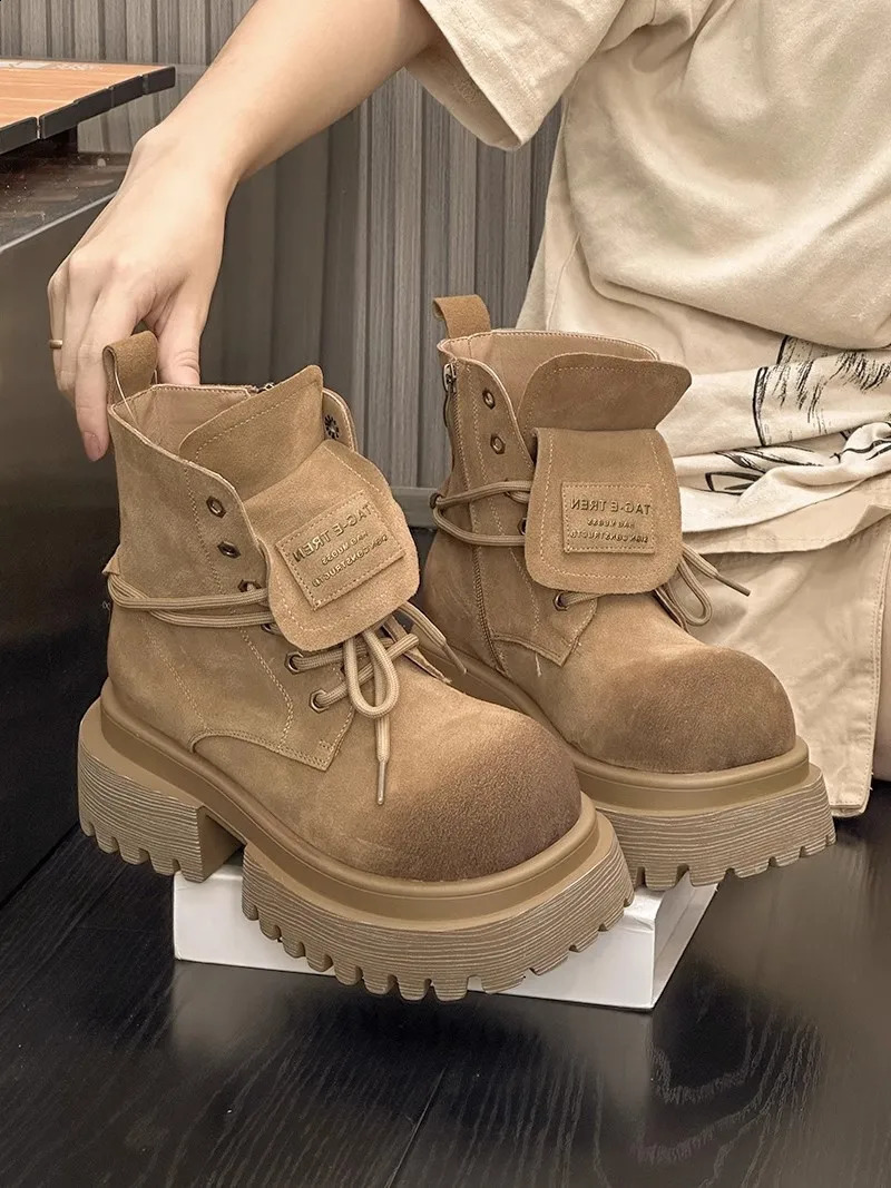 Med High Heels Womens Rubber Shoes Raincoat PU Sewing Raincoat Womens Rubber Boots 241203