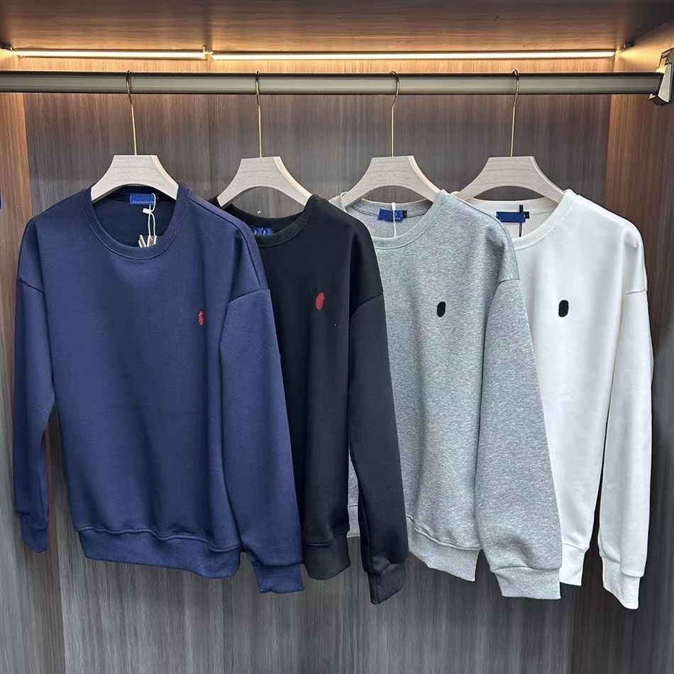 mens pony label polo hoodie RL Men's women's matching pullover crewneck hoodiesRowan long sleeves are versatile and loose coat EU size 168002