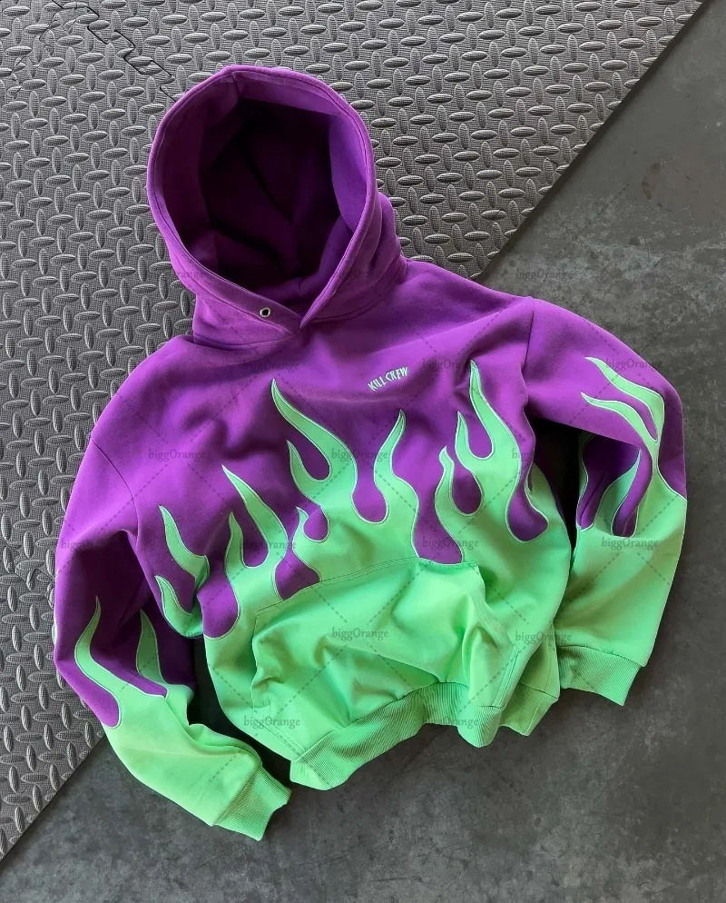 American Fashion Personalized n Clothing Harajuku Y2K Casual Loose Hoodie Men Street Hiphop Punk Allmatch Sweatshirt Women 241203