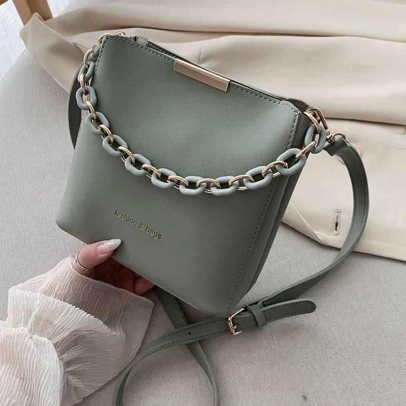 Women s trendy fashion chain portable bucket bag fashionable leisure multifunctional designer single shoulder trend crossbody bag