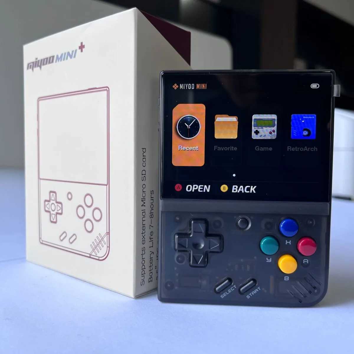 Miyoo mini plus+ Open-Source Retro Handheld Game Console - Portable GBA PS1 Linux Open-Source Gaming SystemXJ241204