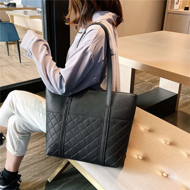 New Korean Version Of Large-Capacity Women's Student Shoulder Tote Bag Versatile Simple