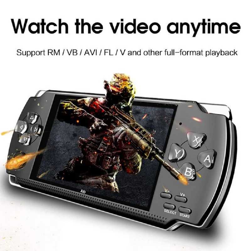 4.3-inch Sn Game Console For PSP Game Console Handheld Game Players 8G Built-in 10000 Games port 8/16/32/64/128 Bit GameXJ241204