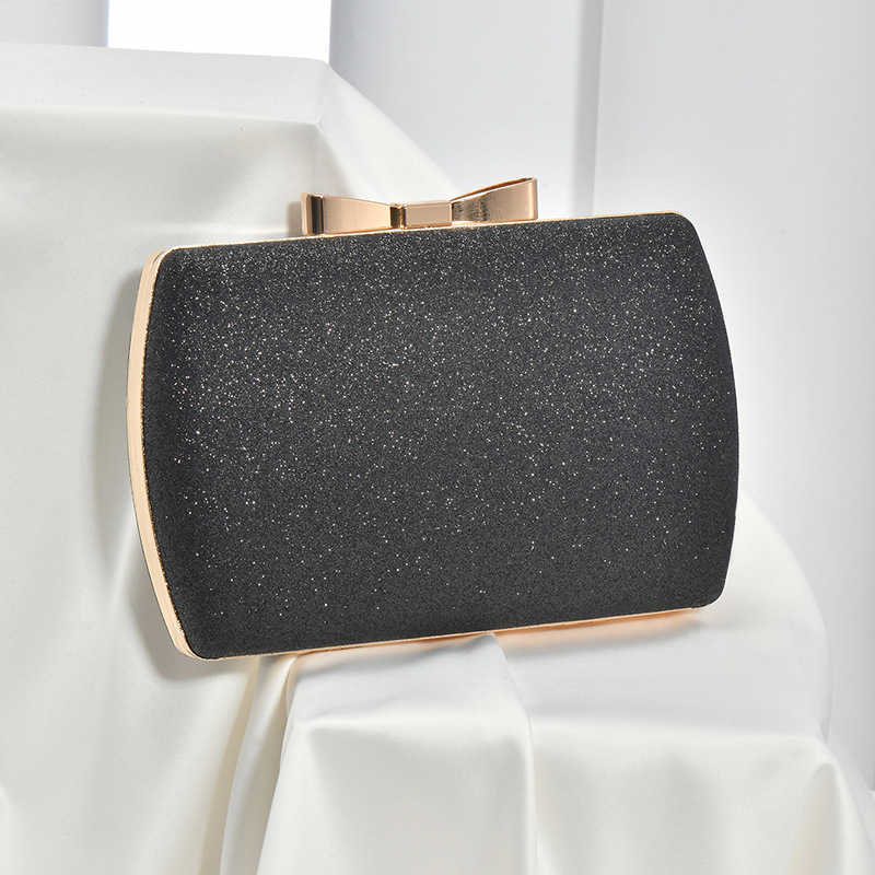 Simple Bow, Shiny Handbag, Party Handbag, Street Photography, Wedding Banquet Bag, Exquisite Trendy Bag 241204