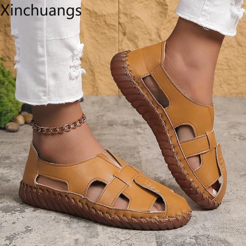 Sandals Women Summer Casual Fashion Hollow Out Comfortable Platform Sandalias zhanyishengli