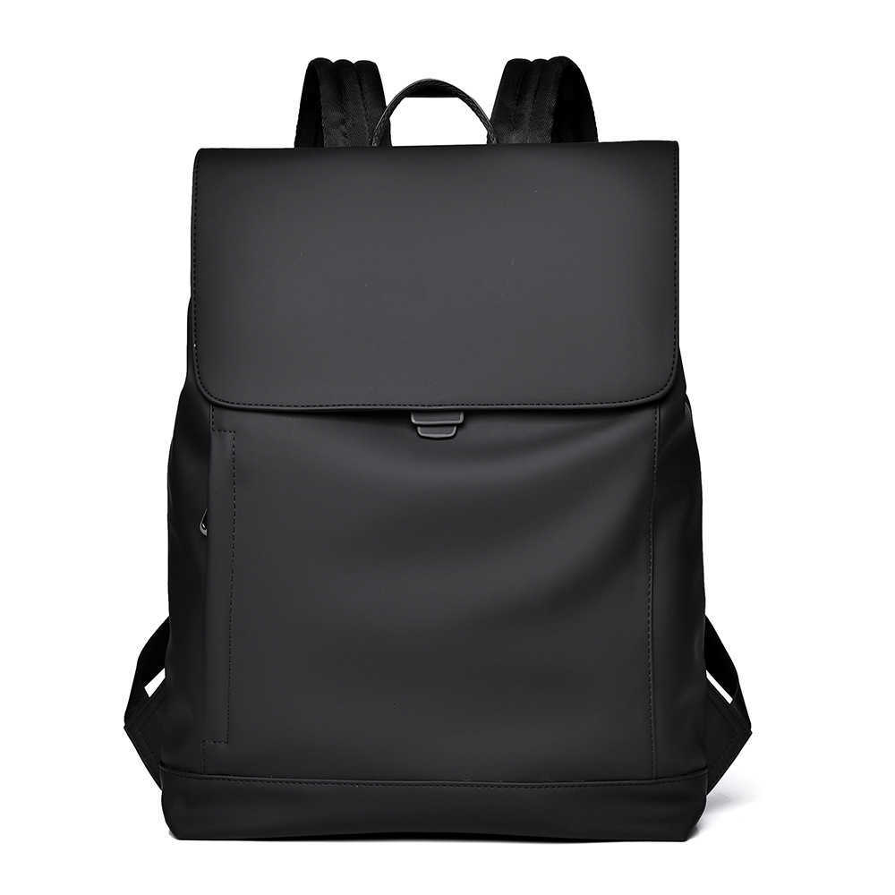 New Men's Backpack, Large Capacity Casual Backpack, Highend Sense, Flip Design, Simple Backpack 241204