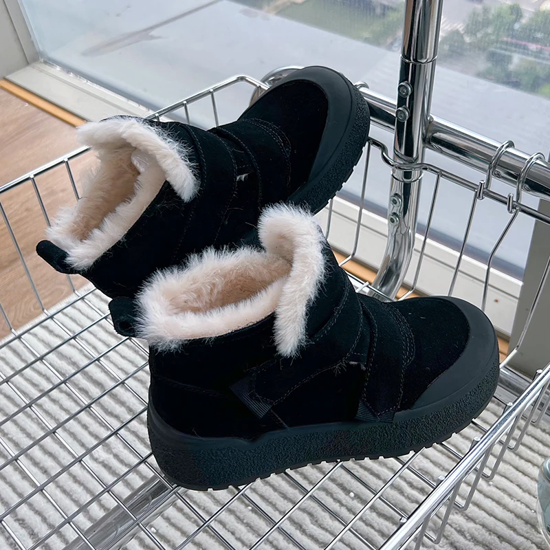 Women Snow Boots Non-slip Warm Short Boots Women's Winter Warm Female Ankle Boots Cotton Shoes