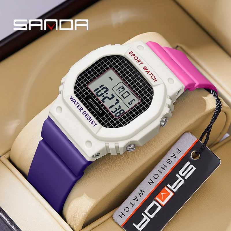 Shada New Hot G-type Electronic Watch Mens Fashion Waterproof Sports LED Digital Womens Watch Boys and Girls Childrens Gift Watch X241204