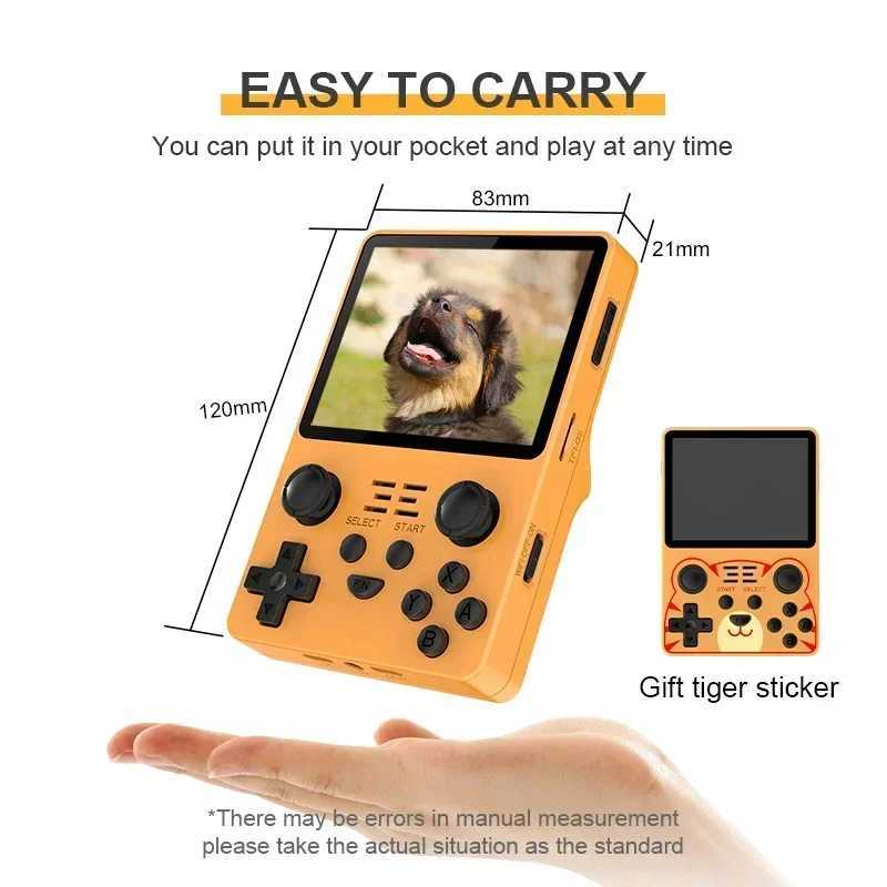 POWKIDDY RGB20S New Handheld Game Console Retro Open Source System RK3326 3.5-Inch 4 3 IPS Sn Childrens GiftsXJ241204