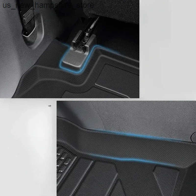 Floor Mats Carpets New Style TPE Car Floor Mat For Chery Jetour T2 2024 Accessories Waterproof Dirt Resistant Floor Liner Pet Mat Easy To Clean J24120