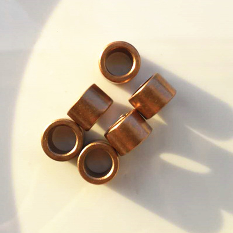 Durable Self-Lubricating Bearing Bush Material: Iron Copper, Size: I.D. 8mm X O.D. 11mm X H 8mm - Factory Direct Supplied Powder Metallurgy Component
