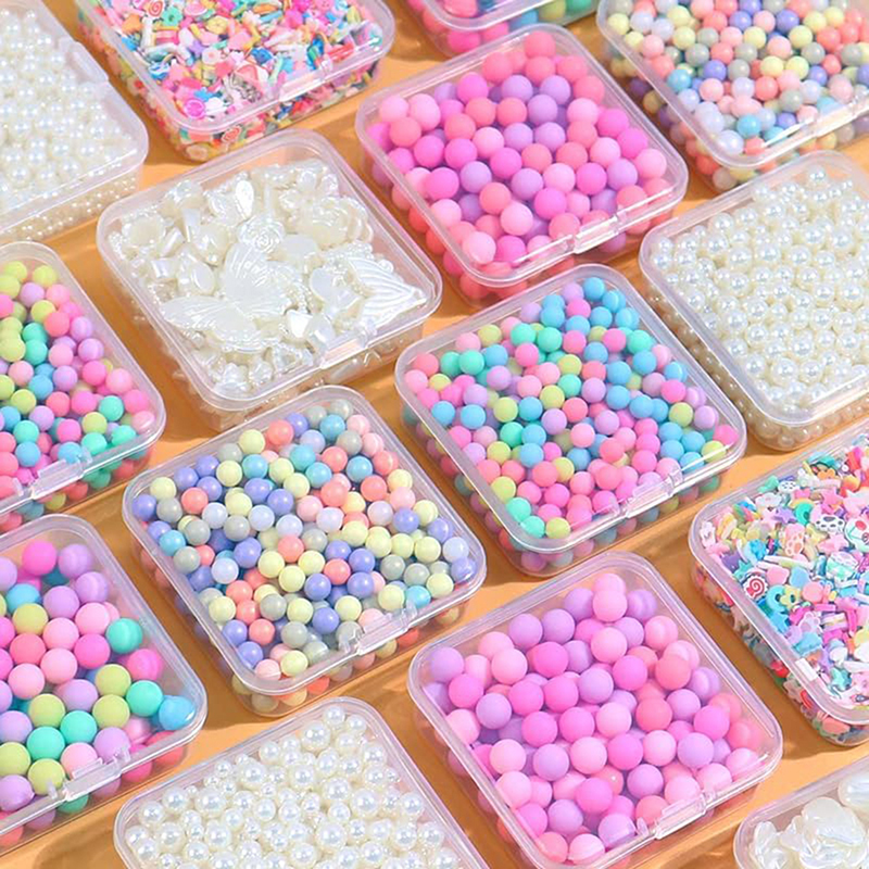 30 Grid Transparent Plastic Jewelry Storage Box Multifunctional Rectangle Desktop Storage for Household Sundries Bathroom Use