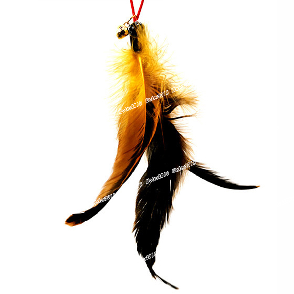 Chicken Feather Toy Plastic Pendant Creative Funny Cat Stick Replacement Head Pet Supplies
