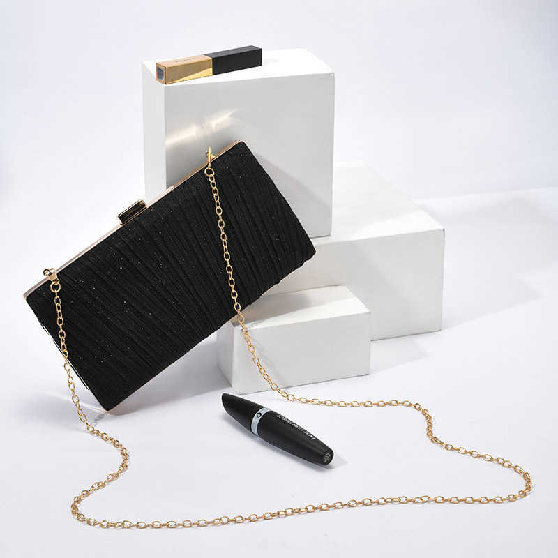 European Style Solid Color Dinner Bag Banquet Bag New Fashion Simple Bag Celebrity Handbag 241204