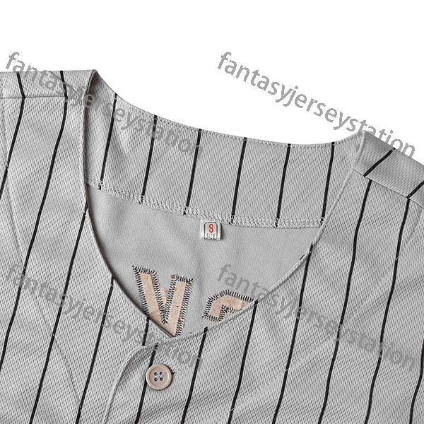 #34 PUCKETT Grey Baseball Jersey 100% Stitched Vintage Baseball Jerseys Breathable Embroidered Letter & Number Design, for Casual, Training