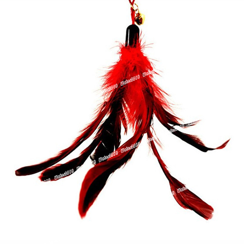 Chicken Feather Toy Plastic Pendant Creative Funny Cat Stick Replacement Head Pet Supplies