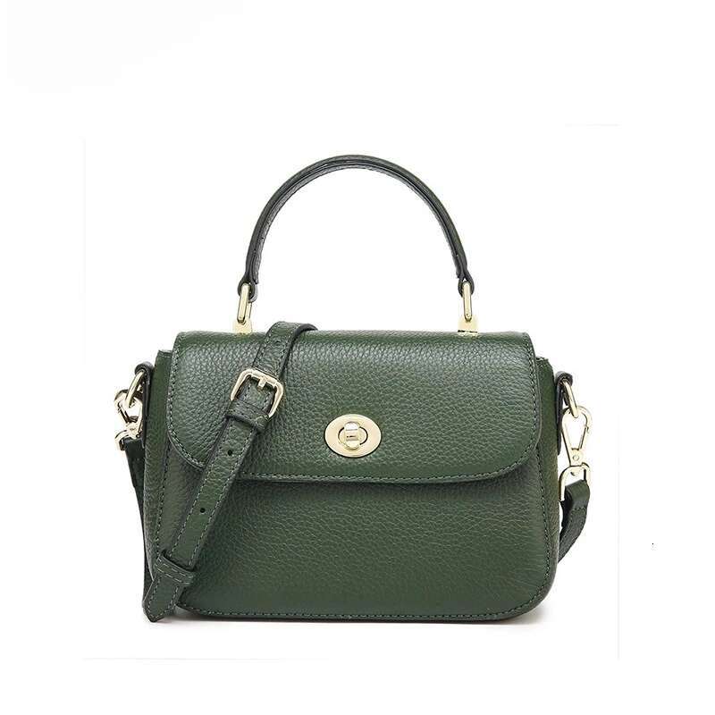 Motingsome Small Square Bag Women Genuine Leather Fashion Designer Bags Crossbody Flap Purse Cowhide Daily Tote New