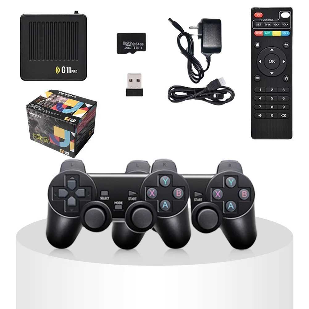 G11 Pro Video Game Console 256GB Game Box Built in 10000+ Retro Games 4K HD TV Game Stick 2.4G Wireless Gamepad Game AccessoriesXJ241204