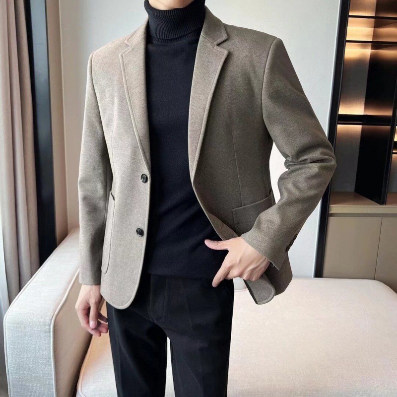 H434 New Men's Suit Business Casual Single-piece Suit Jacket