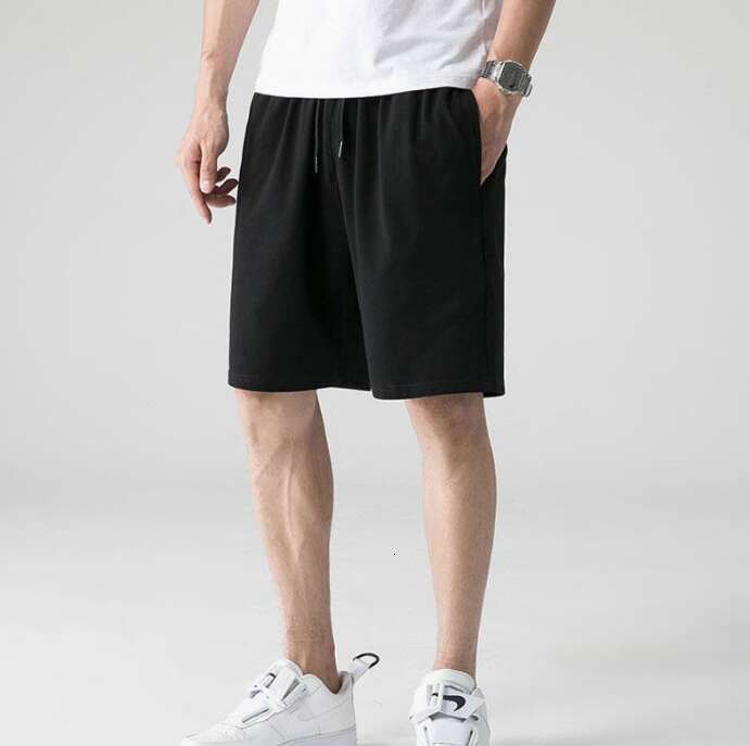 Designer men's shorts with letter printed cotton round neck T-shirt, loose and personalized drawstring, high-quality men's casual and breath