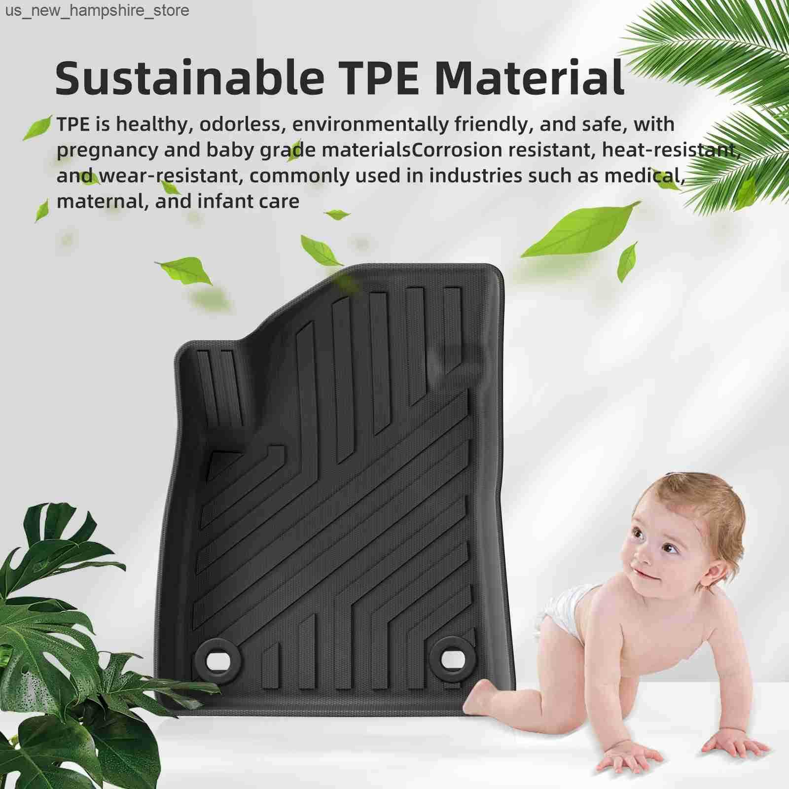 Floor Mats Carpets for Honda Accord 2024 2023 TPE 3D Car Floor Mats Cargo Liner Trunk Pad All-Weather Auto Accessories (Left Hand Driver) J241204