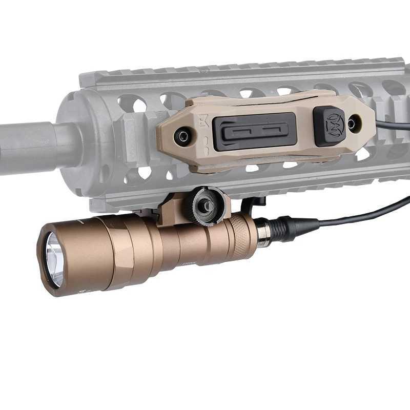 Tactical Surefir M300 M300C M600 M600U Powerful Flashlight Fit Weapon Scout Airsoft Hunting Gun Light Outdoor M-LOK KeyMod BaseW241227