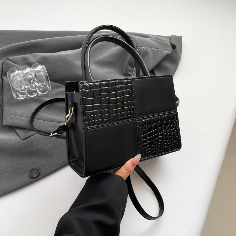 Large capacity women s trend new fashion bag women leisure s crocodile pattern designer handbag single shoulder crossbody bag