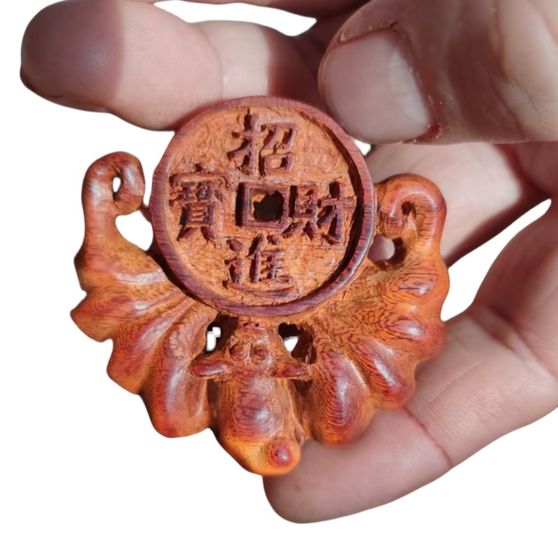 Chinese Culture Inspired Artisanal Copper Coin Decor A Token of Fortune and Success