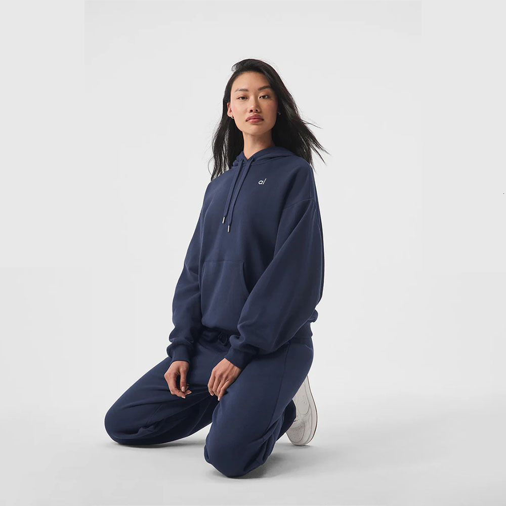Accolade Cotton Loose Drawstring Versatile Pure Sports Pullover Hoodie Outdoor Top Yoga Shirts Hooded