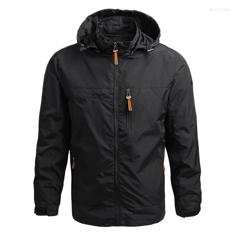 Men's Jackets Waterproof Windbreaker Outerwear Tactical Military Field Pilot Bomber Jacket Hoodie Sports Hunting M-5xl