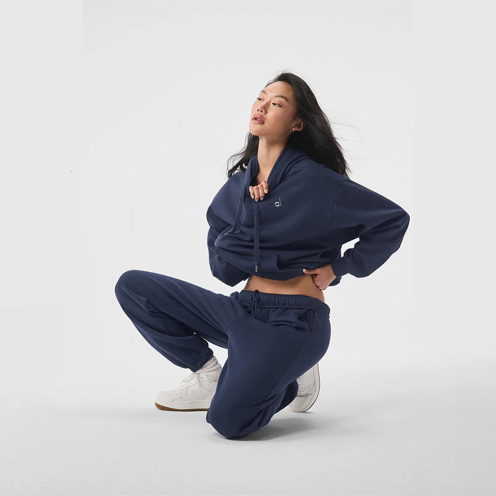 Accolade Cotton Loose Drawstring Versatile Pure Sports Pullover Hoodie Outdoor Top Yoga Shirts Hooded